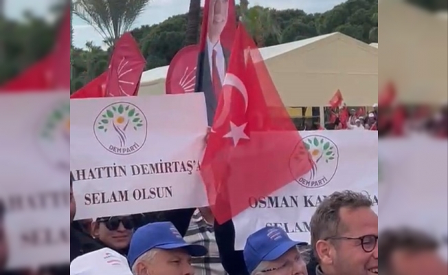 CHP'den Özgür Özel'in katıldığı mitingde açılan DEM Parti pankartlarına ilişkin açıklama