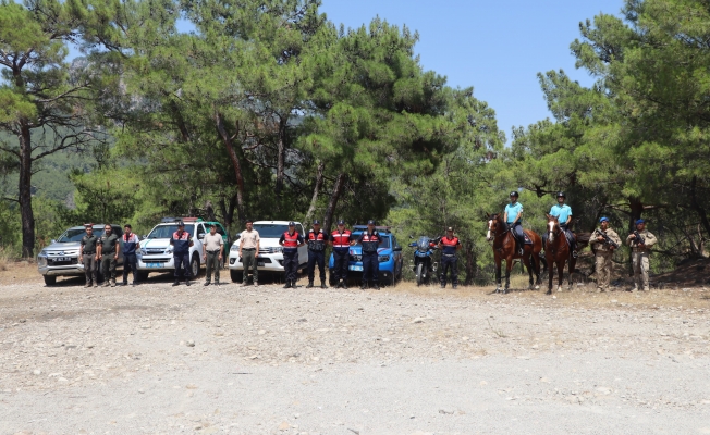 Antalya’da orman yangınlarına karşı devriye ve faaliyetler sıklaştırıldı