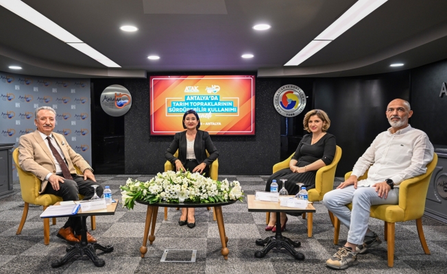 Antalya’da tarım topraklarının sürdürülebilir kullanımı masaya yatırıldı