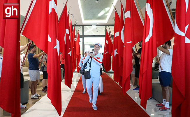  Antalyalı cimnastikçiler, Paris 2024'e törenle uğurlandı