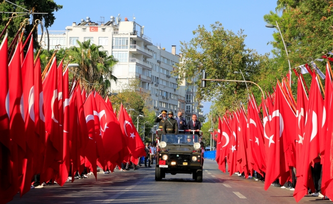 Antalya'da 30 Ağustos coşkusu yaşandı