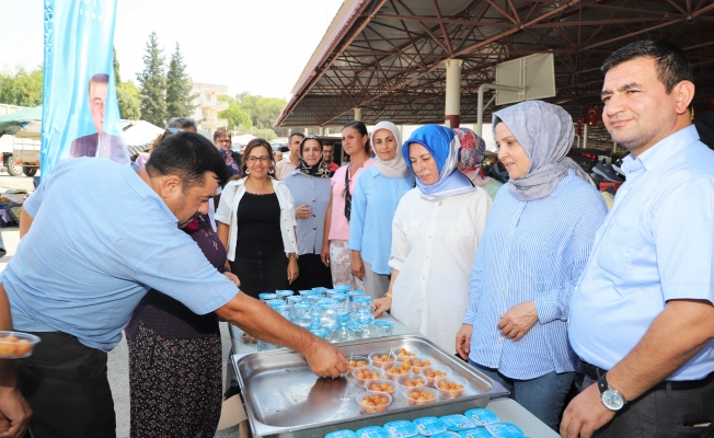 Aksu Belediyesi, narin için lokma dağıttı