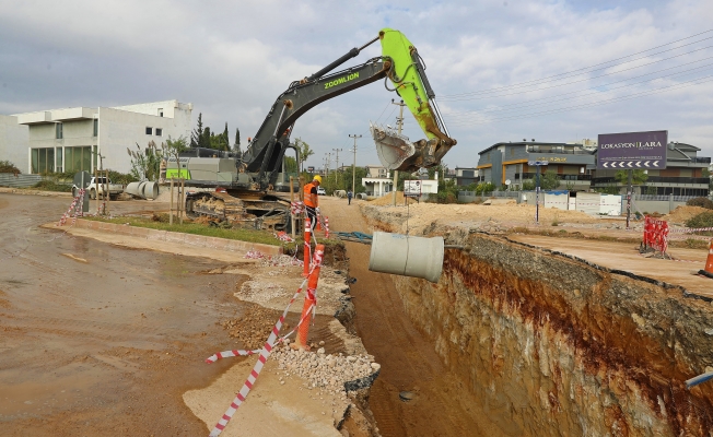 Aksu'da 40 kilometrelik kanalizasyon çalışmasında sona yaklaşıldı