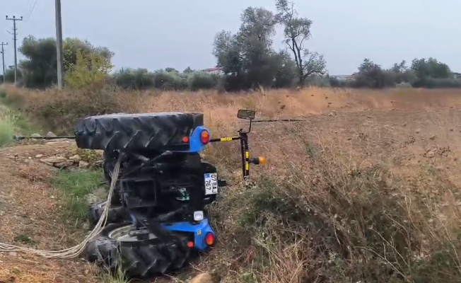 Askere gitmeye hazırlanırken traktör kazasında yaralandı