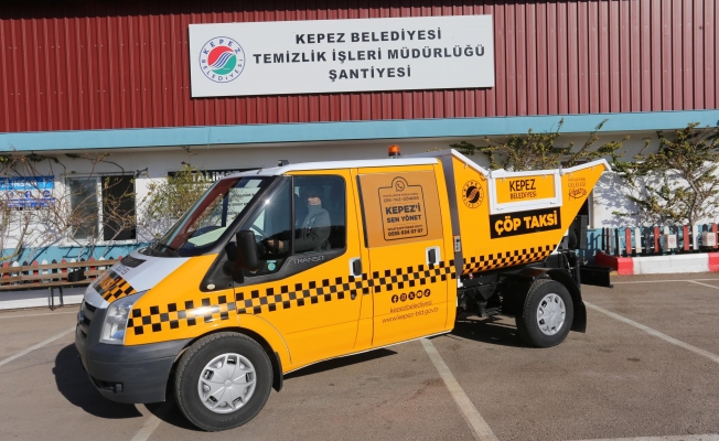 Kepez’den ‘Çöp Taksi’ hizmeti