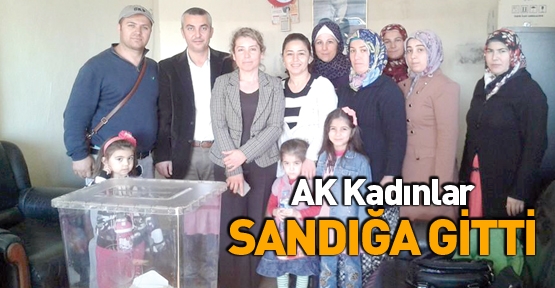 AK Kadınlar delege seçti