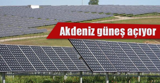 Akdeniz güneş açıyor