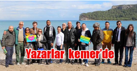 Avrupalı yazarlar Kemer'i gezdi   