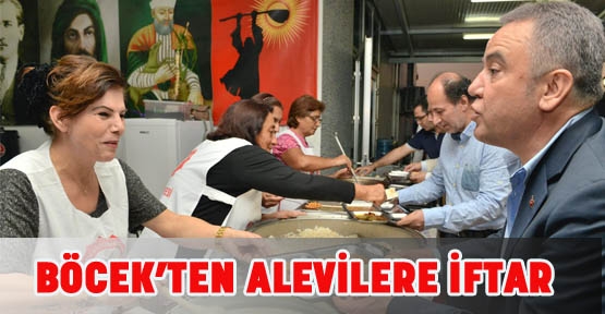 Başkan Böcek'ten Alevilere iftar 