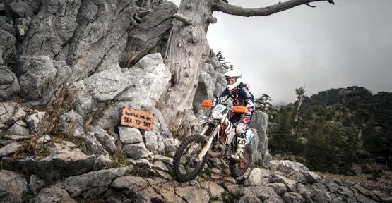 Kemer'de enduro heyecanı