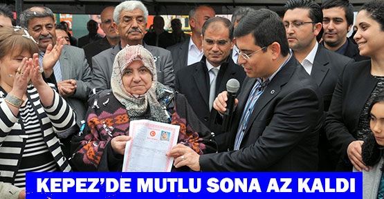 Kepez’de mutlu sona az kaldı