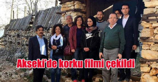 Korku filmi çekerken korkuyu yaşadılar