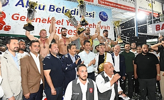  Antalya Aksu’da başpehlivan Mehmet Yeşil Yeşil oldu