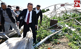  Kumluca'da hortum felaketinin yaraları sarılıyor