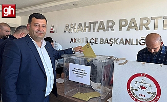 Anahtar Parti Aksu teşkilatı ilk kongresini tamamladı